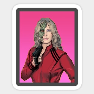 V Melania Sticker